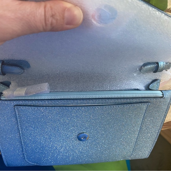 NWT Kate Spade Flap Cross Body Frosty Sky - Picture 6 of 8